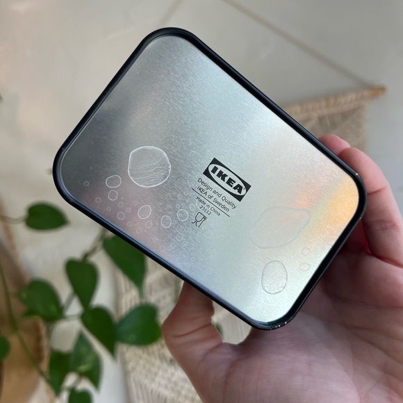 ☕ IKEA BLOMNING Coffee/Tea Canister - Black & Gold Metal Storage Tin ☕ - Picture 4 of 14